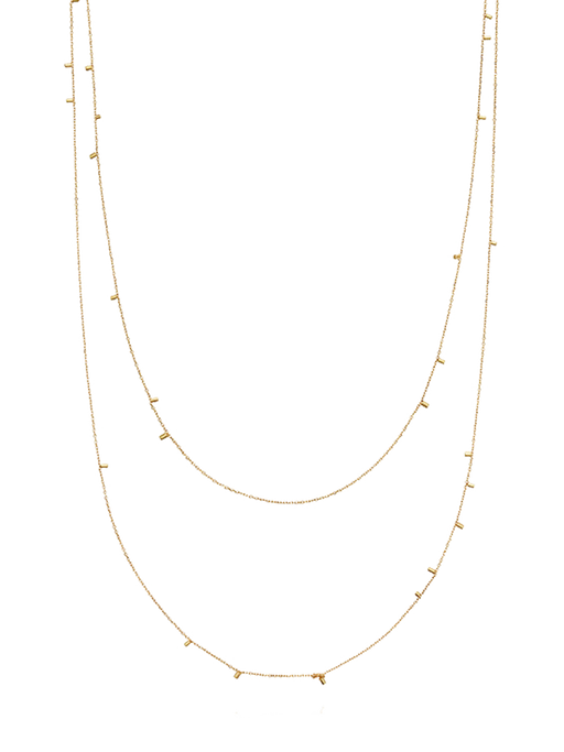 Gold dust long necklace  photo