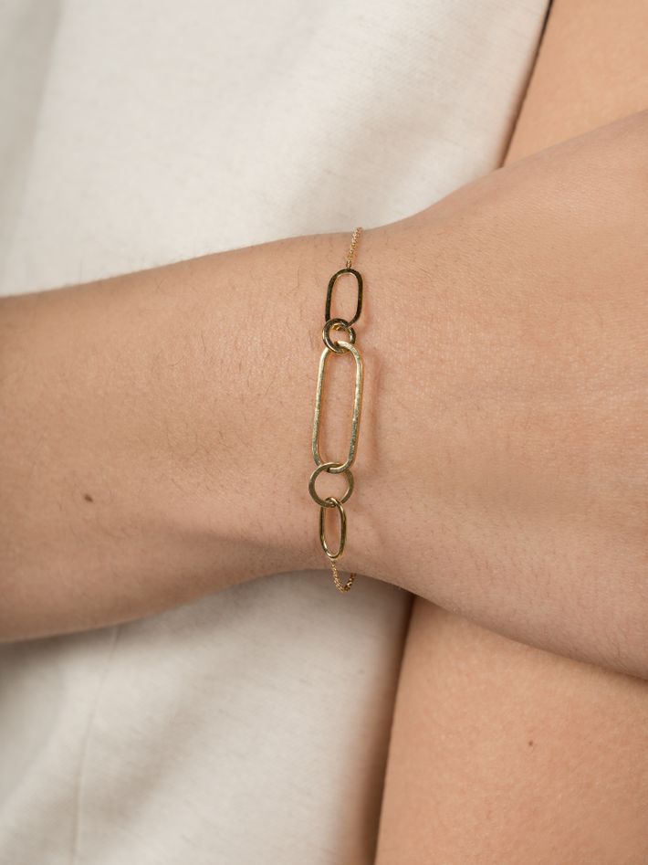 Linked with love chunky bracelet