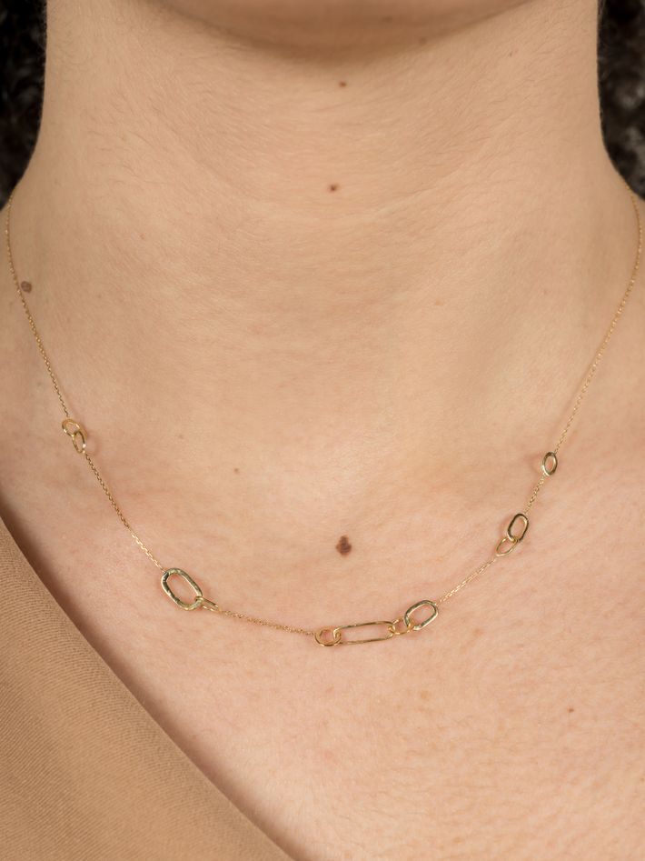 Linked with love fine necklace