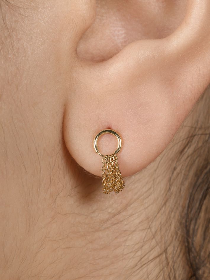 Take a bow back to front earrings