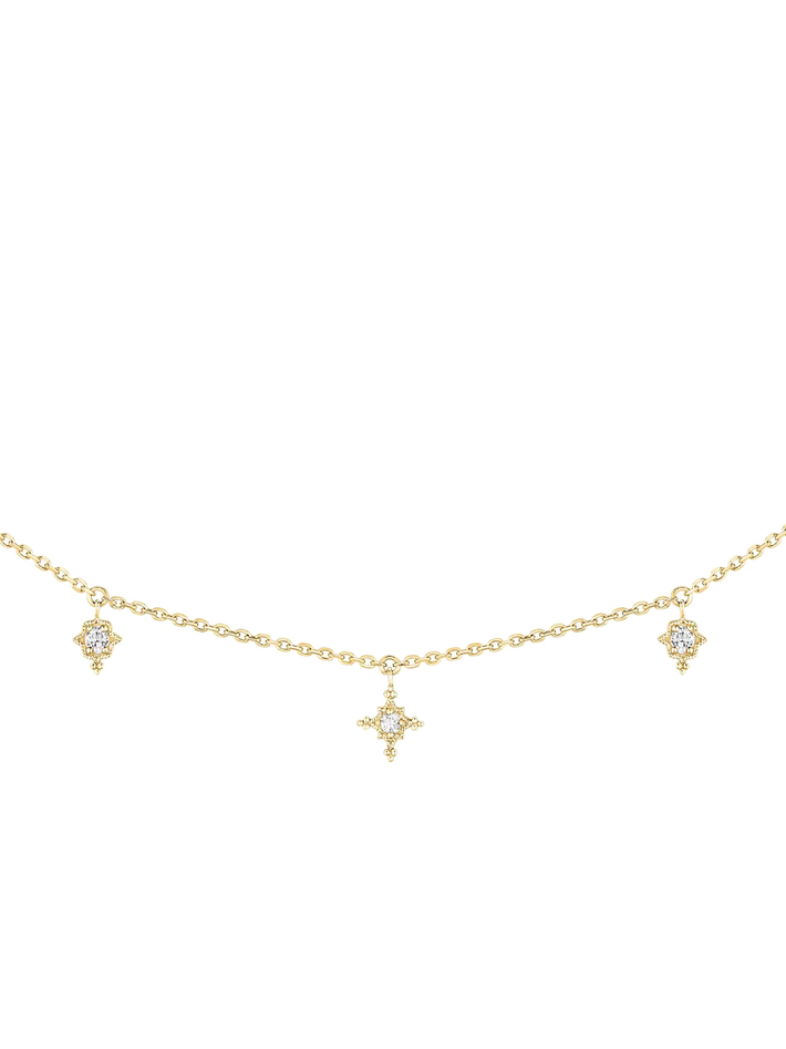 Stella necklace yellow gold