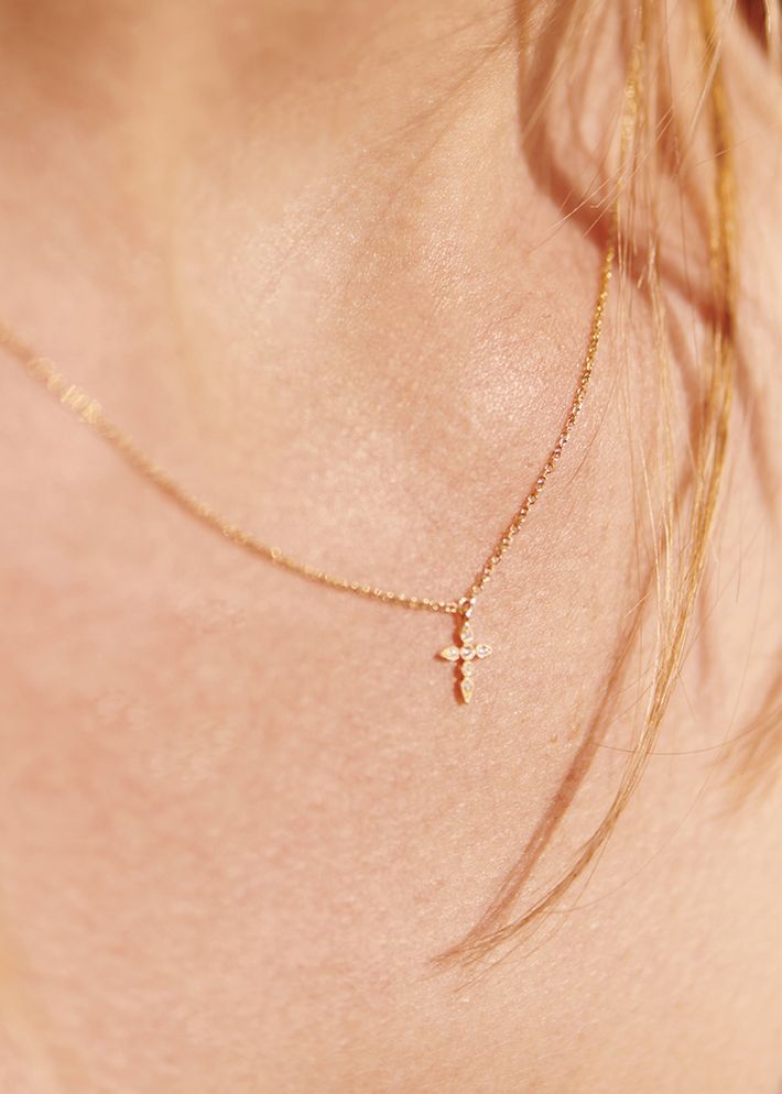 Céleste necklace yellow gold