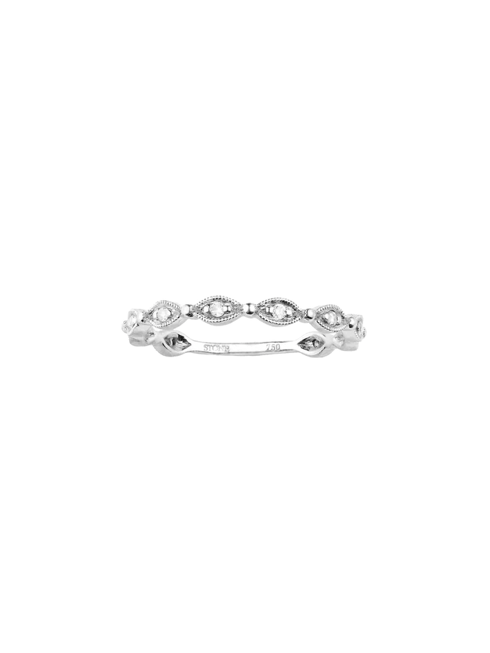 Yasmine ring white gold