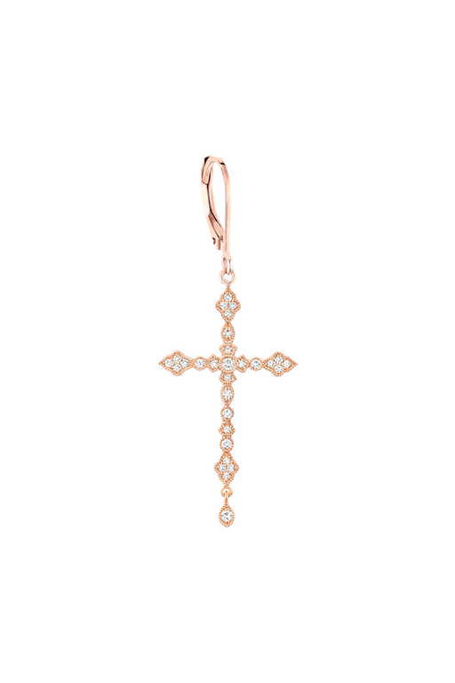 Virgin earring rose gold photo