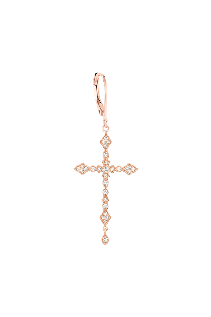 Virgin earrings rose gold