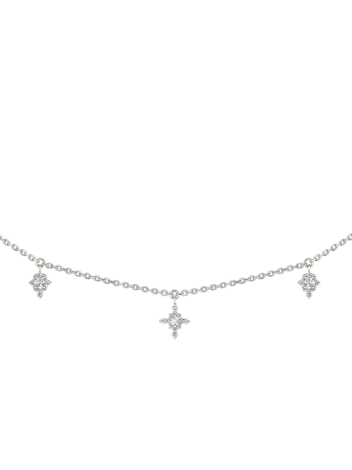 Stella necklace white gold