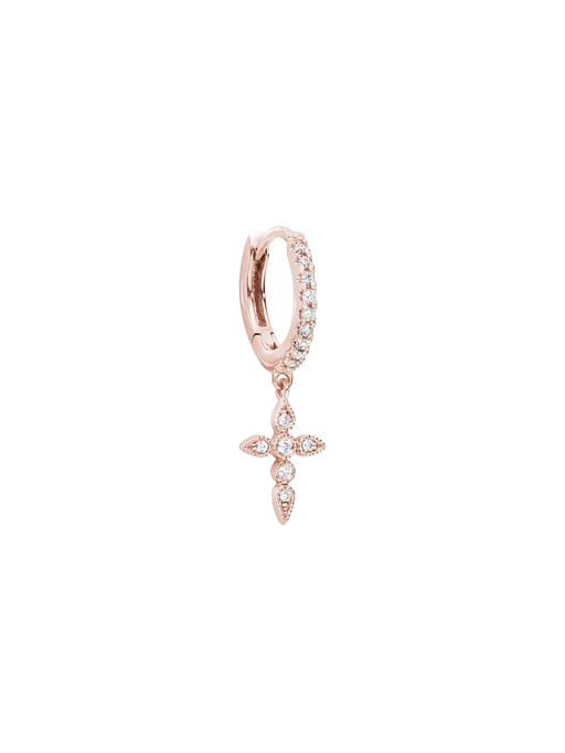 Céleste tiny hoop rose gold photo