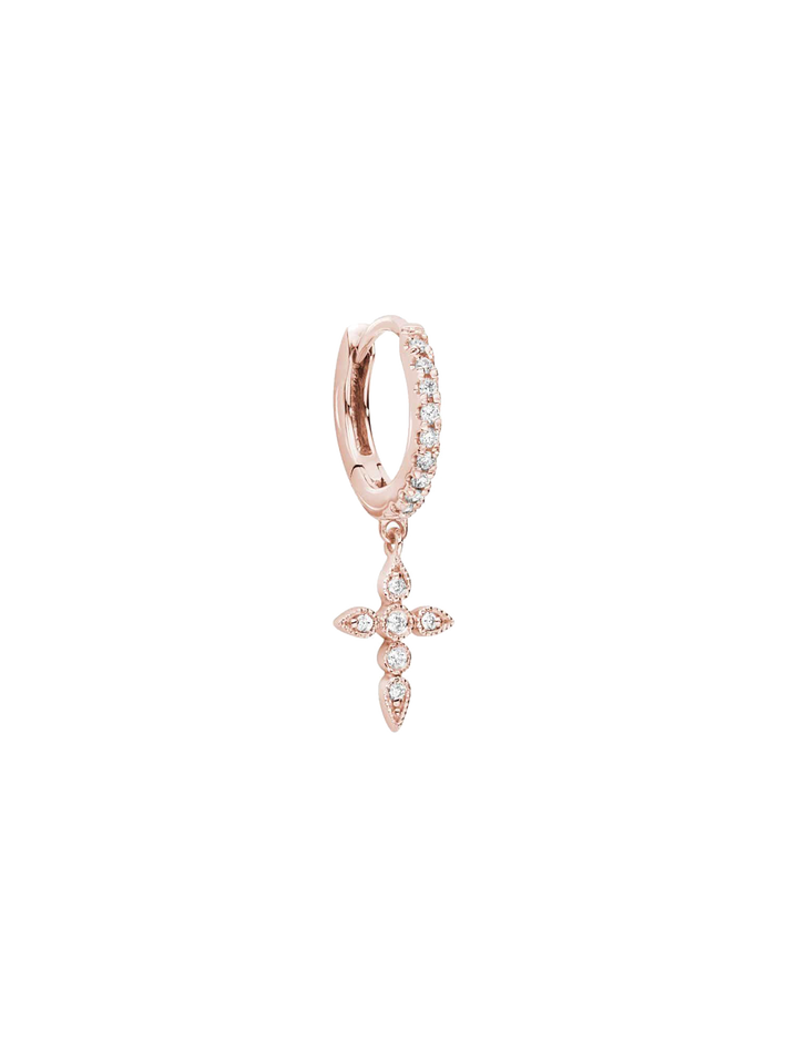 Céleste tiny hoop rose gold