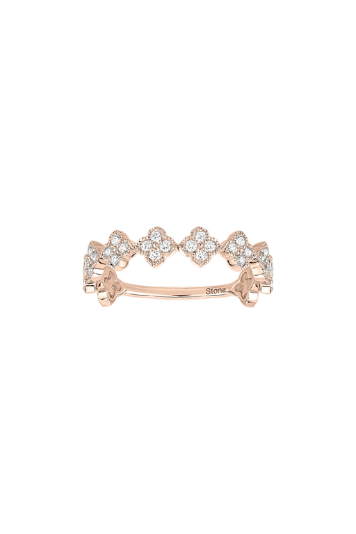 Fleurs du mal ring rose gold photo