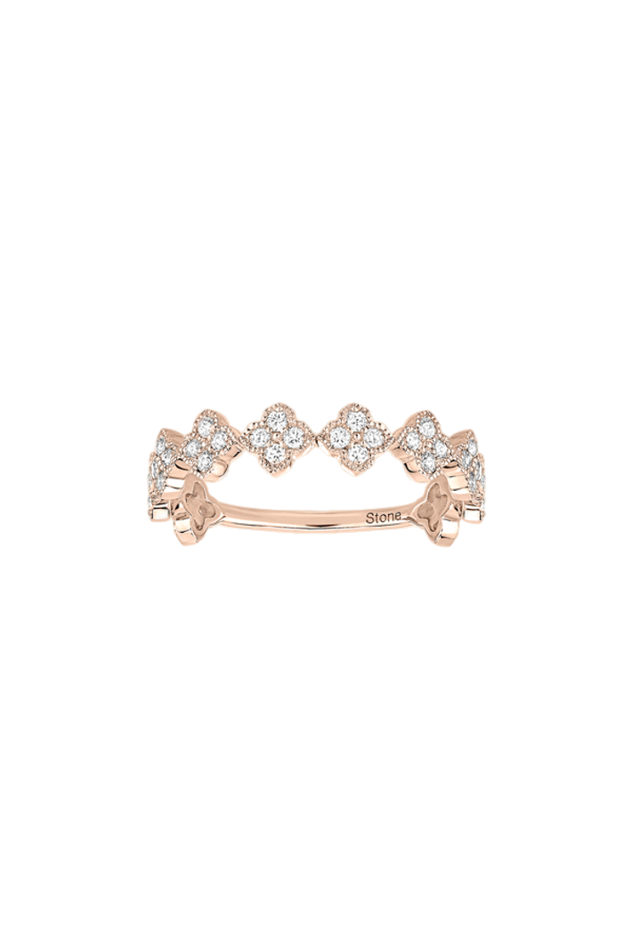 Fleurs du mal ring rose gold