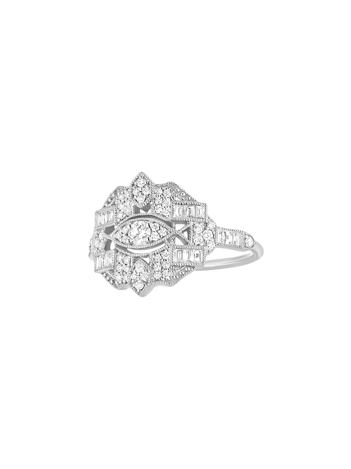 Gilda ring white gold