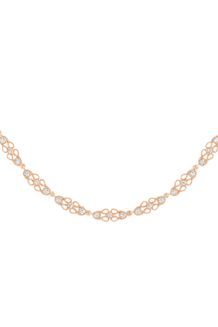 Babylone necklace rose gold