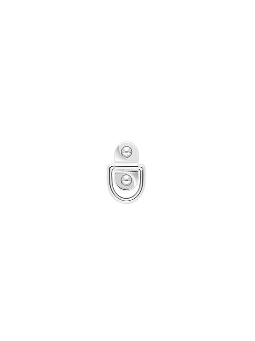 Earring rivet silver photo