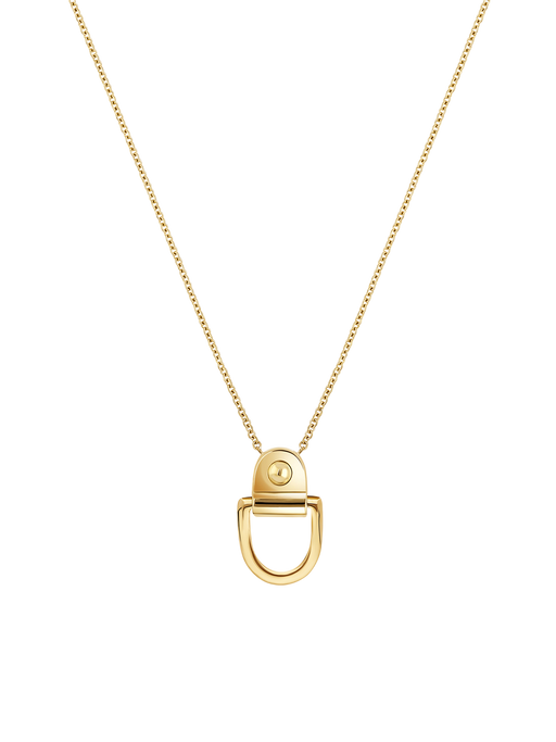 Necklace rivet mm 18k yellow gold  photo