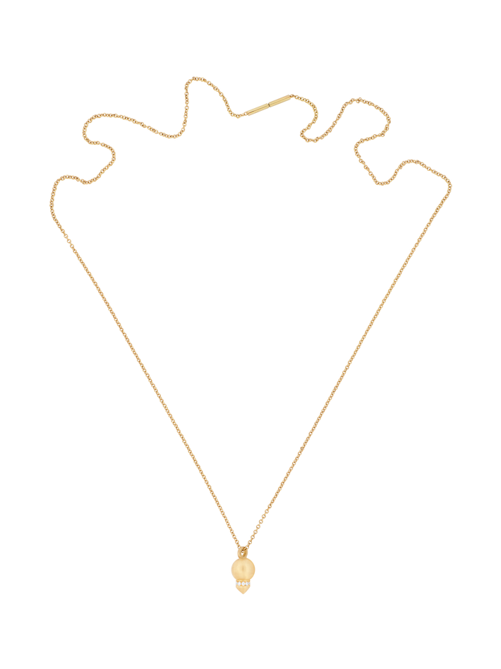 Mini pendulum diamond necklace