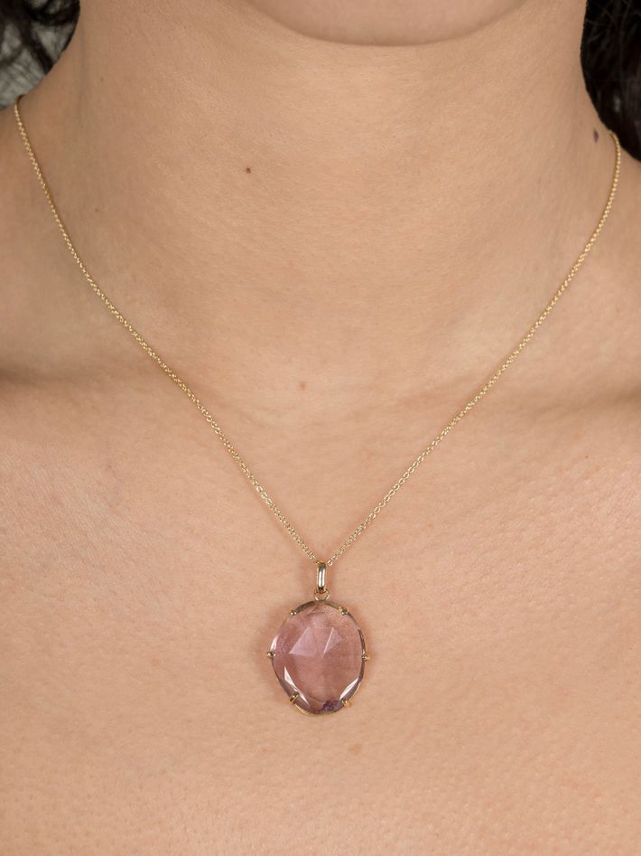 Unique gems amethyst charm