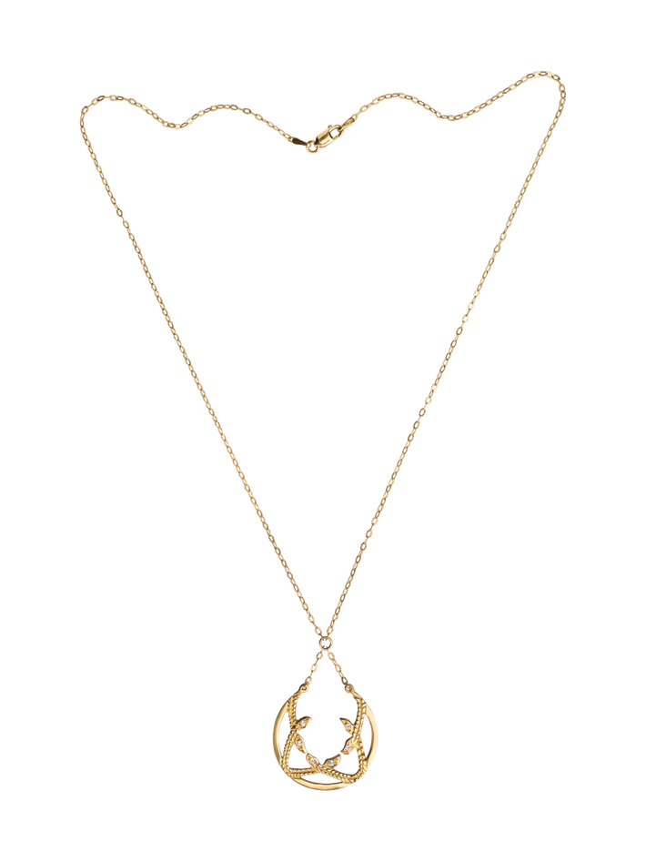 Sibyll diamond pendant