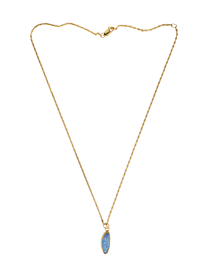 Australian oval drop pendant necklace by Susan MacLeod Finematter