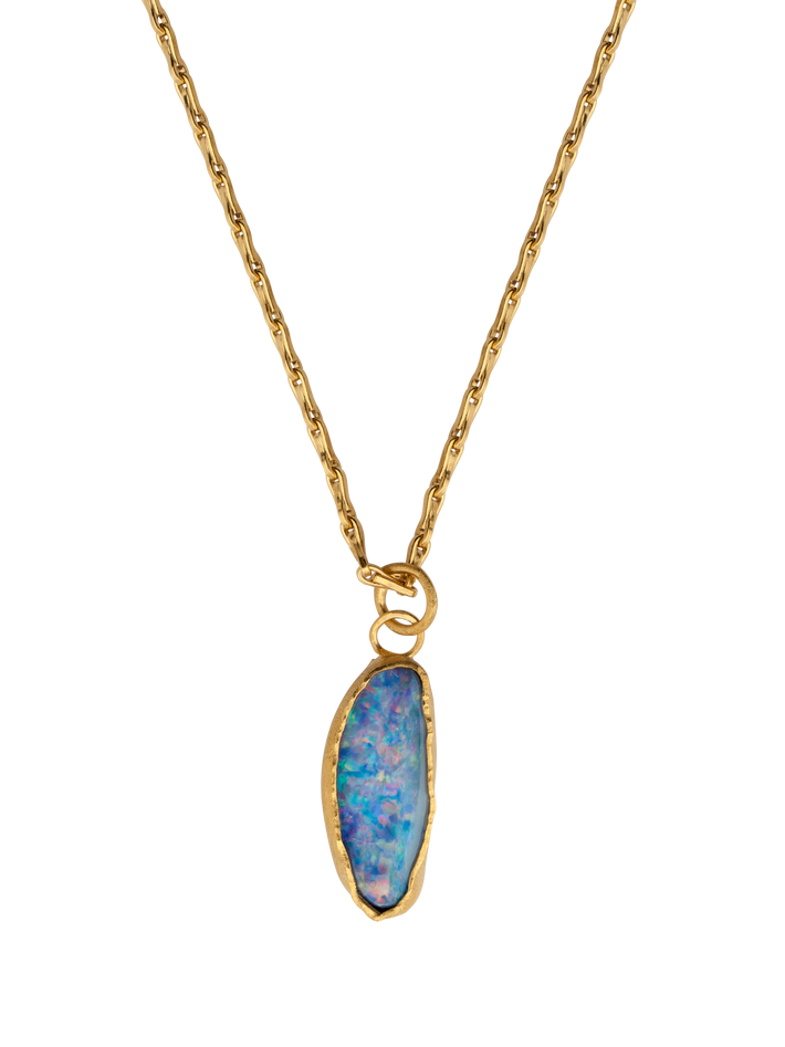Australian oval drop pendant necklace by Susan MacLeod Finematter